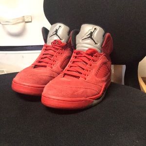 Jordan 5. Red Suede